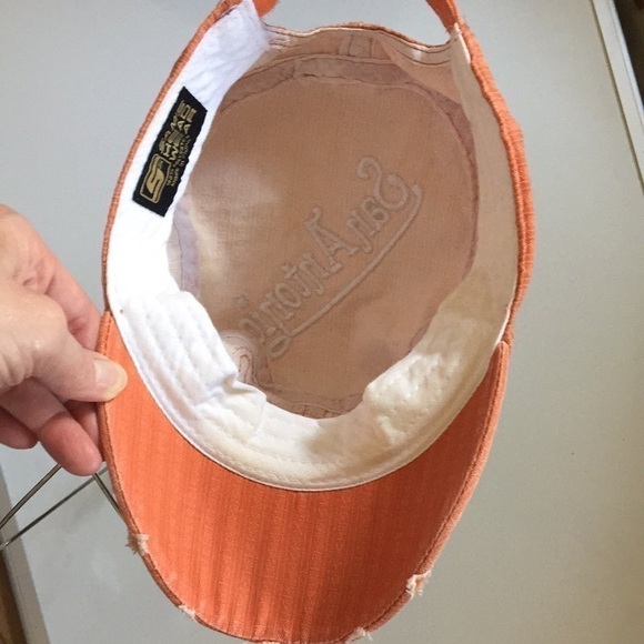 SAN Antonio orange location cap white embroidery raw edge patches - Picture 5 of 5